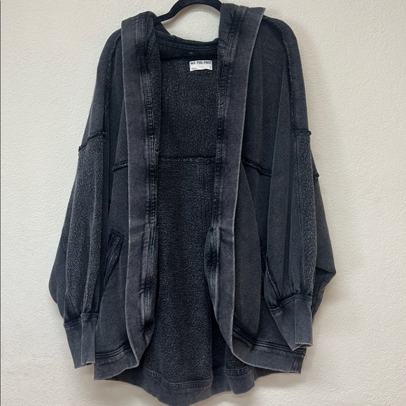Free People Gray Oversized Jacket - Picture 4 of 6